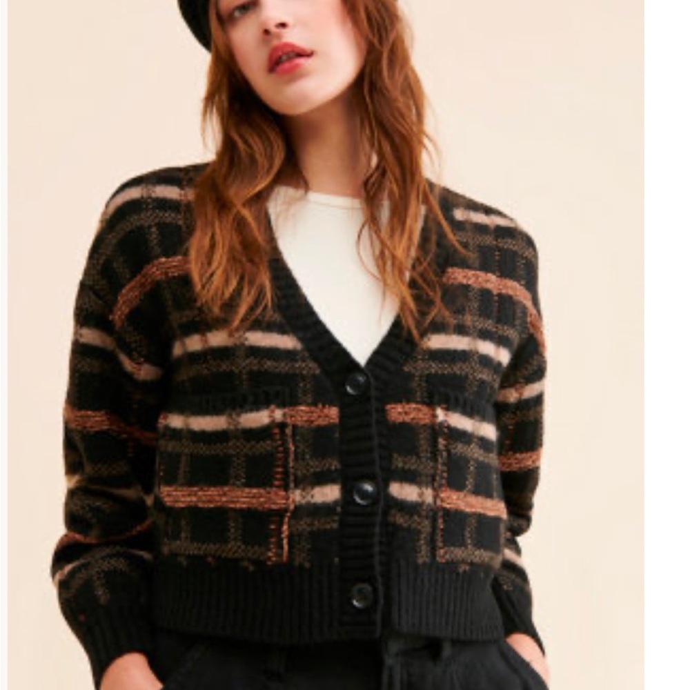 Saltwater Luxe Plaid Cardigan